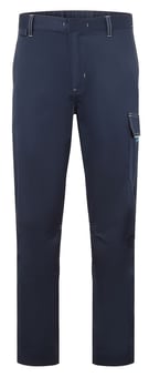 picture of Portwest BZ443 - Bizweld Work FR Trousers - Navy - PW-BZ443NVR