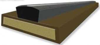 Picture of Brown Intumescent Fire & Smoke Seal - 20mm x 1050mm - Resists Passage of fire for up to 60 Minutes - [HS-111-1088]