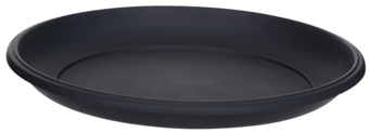 Picture of Whitefurze 34cm Milano Saucer - Gunmetal - Box Deal of 10 - [IH-WHFG01RS304]