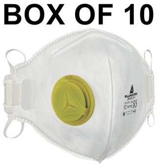 picture of Delta Plus M1200VB Non-Woven Synthetic FFP2 Disposable Masks - Box of 10 - [LH-M1200VBC]