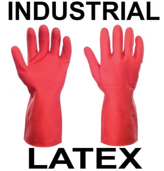 picture of Supertouch Red Robust Household Latex Gloves - Pair - ST-13322