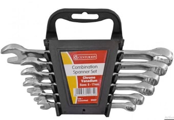 picture of 6 Piece Combination Spanner Set - Polished Head - 8-17mm - [CI-SR05P]