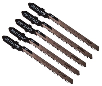 picture of Amtech 5pc Wood Jigsaw Blade Set - AMT101AOF - [DK-M1609]