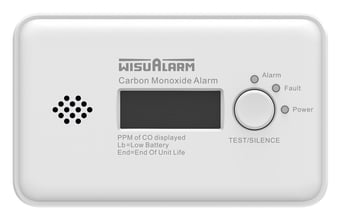 picture of WisuAlarm Standalone Carbon Monoxide Alarm - [DK-DKWS2703]
