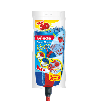 Picture of Vileda - SuperMocio 3 Action Mop - Handle and Mop Head - [AF-4023103072206] - (DISC-R)