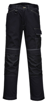 picture of Portwest - PW3 Work Trousers Black - PW-T601BKR