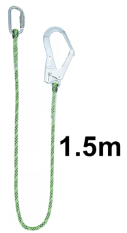 picture of Honeywell Kernmantle Single Lanyard - 1.5m + 2CS20 - [HW-1032334]