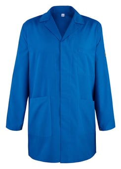 picture of Eurostat ESD Anti-Static Lab Coat - Royal Blue - ERS-51-100-30 - (LP)