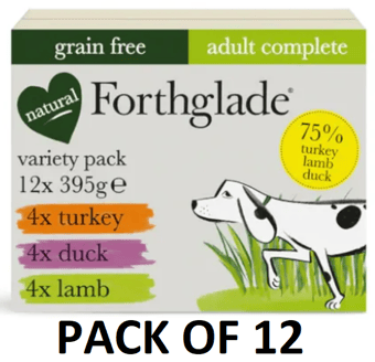 picture of Forthglade Complete G/F Adult Multicase Duck/Turkey/Lamb 12 x 395g - [CMW-FGGF05]