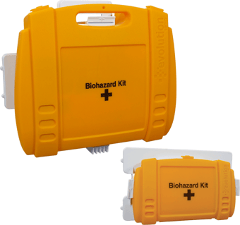 Picture of Evolution Quick Release Wall Fixed 2 Application Body Fluid Disposal Kit - [SA-K395EV]