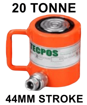 picture of Tecpos Shorty Cylinder - 20 Tonne - 44mm Stroke - [GT-TSSC2044]
