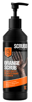picture of SCRUBB H23 Orange Scrub Heavy Duty Beaded Hand Cleaner 1L - [ORC-H23-CP100]