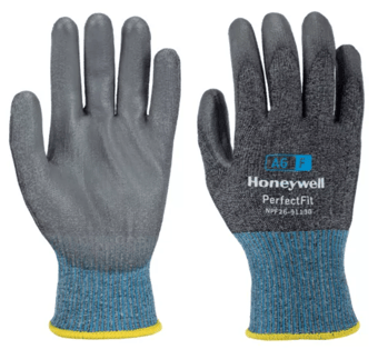 picture of Honeywell Perfect Fit 13G A6/F Polyurethane Coated Grey Gloves - HW-NPF26-9113G - (DISC-R)