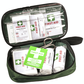 picture of Portwest - FA21 - Vehicle Kit 2 - Green - With Soft Zip-up Case - BS8599-2 - [PW-FA21GNR]