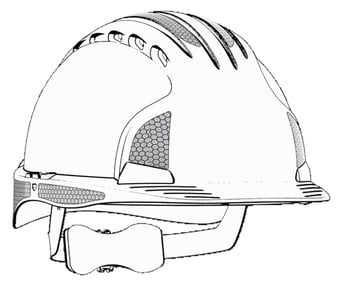 picture of JSP EVO 5 Reflective CR2 Decals - Silver - Pack of 10 - [JS-AHV444-002-900]