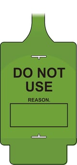 Picture of AssetTag Flex - Do not use 2 - Green - Pack of 10 - [CI-TGF0610G]