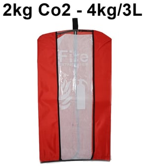 picture of Extinguisher Cover - Red - 2kg Co2-4kg/3L - [FMC-EXTCOVER2]