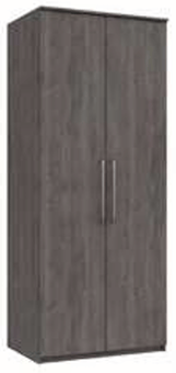 picture of One Call Minnesota 2 Door Robe - Dark Grey Oak - [OCF-ONE-MNS-2DR]