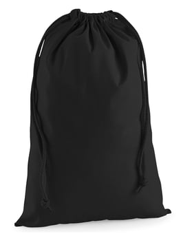 Picture of Westford Mill Large Premium Cotton Stuff Bag - [BT-W216-BLK]