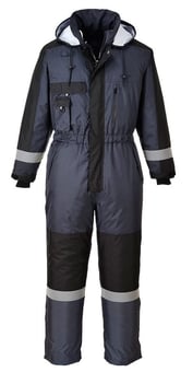 Picture of Portwest - S585 - Winter Coverall - Navy Blue - PW-S585NAR