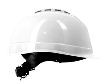 picture of Starline 1470 AL Safety Helmet White Automatic - [STL-1470-AL-WHI]