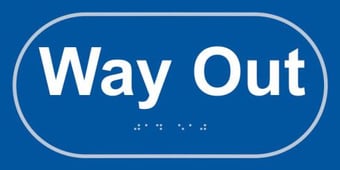 picture of Way out – Taktyle (300 x 150mm) - SCXO-CI-TK0317WHBL