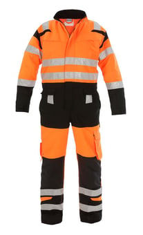 Picture of Hydrowear Hove High Visibility Two Tone Coverall - Orange/Black - BE-HYD048471ORBL - (NS-24-NOV)