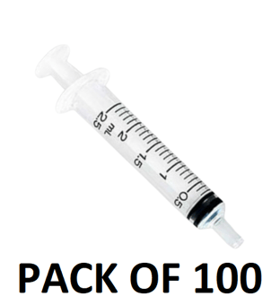 picture of BD Luer Lock Syringe 2.5ml x 100 - [ML-D900454]