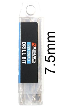 picture of Abracs HSS Cobalt Drill Bit 7.5mm - Pack of 10 - [ABR-DBCB07510]