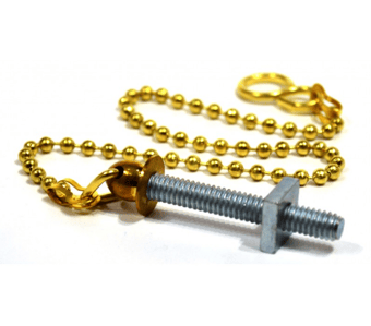 picture of 12" Brass Basin Chain With Stay - 5 Packs -  CTRN-CI-PA355P