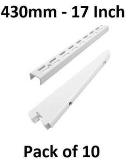 picture of Twin Track Shelving Upright - 430mm - Pack of 10 - [CI-AB04L]