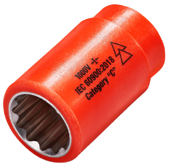 Picture of ITL - 1/2" Insulated Drive Socket - 19mm - [IT-01440]