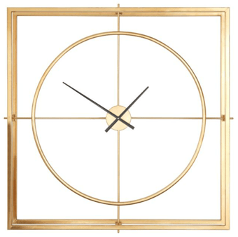 picture of Trinity Metal Wall Clock Gold - [PRMH-BU-X2201X015]