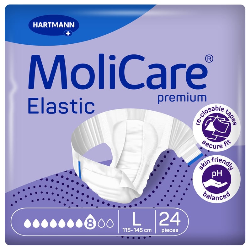 MoliCare Premium Elastic 8 Drops - Large - [HMD-165473]