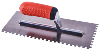 picture of Amtech Float Trowel Notched Soft Grip 11 Inch - [DK-G1611]