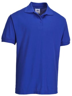 picture of Portwest - Naples Polycotton Polo Shirt - Royal Blue - PW-B210RBR
