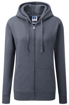 Picture of Russell Ladies' Authentic Zipped Hood - CONVOY GREY - BT-266F-CGREY