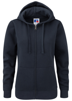 Picture of Russell Ladies' Authentic Zipped Hood - French Navy Blue - BT-266F-FNAVY