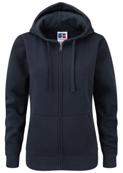 picture of Russell Ladies' Authentic Zipped Hood - French Navy Blue - BT-266F-FNAVY