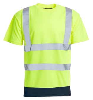 picture of Blackrock Two-Tone Hi-Vis T-Shirt - Yellow/Navy - RDO-80325