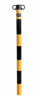 Picture of Way4Now - Yellow-Black - Demarcation Chain Support Post - Without Base - Box Deal 40 - [IH-SHU-D-90P-1] - (HP)