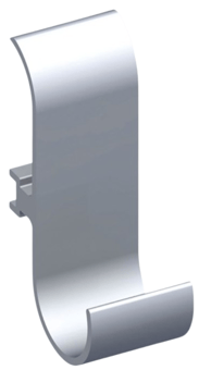 picture of Alfer Aluminium Coaxis Combi Hook For Rail System - Pair - [PV-03747]