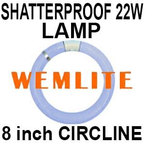 picture of Wemlite BL368 22 Watts Circline Shatter Resistant Lamp For Fly Killers - [BP-LC22WS-W]