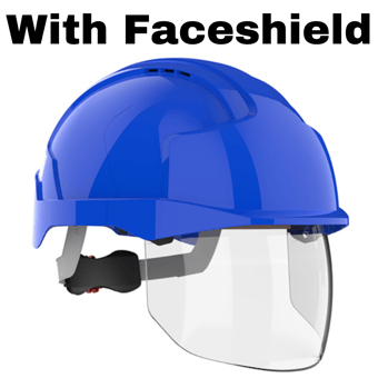 picture of JSP - The All New EVO VISTAshield Blue Safety Helmet - Vented - [JS-AMD170-006-F00] - (HY)