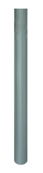 Picture of Post - 1.5 Metre Traffic Post - 76mm dia. - Grey, Plastic Coated Steel for ultimate Durability - Post Only -[AS-POST1]