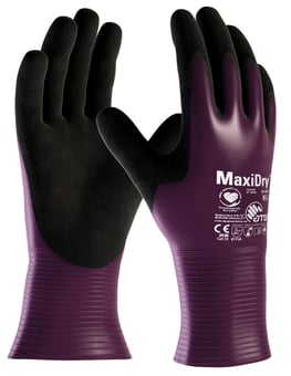 Picture of MaxiDry Nitrile Drivers Style Liquid Proof Assembly Gloves - ATG-56-426