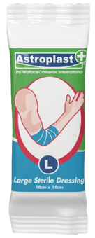 picture of Astroplast Large Flow Wrapped Dressing 18cm x 18cm - [WC-1401002]
