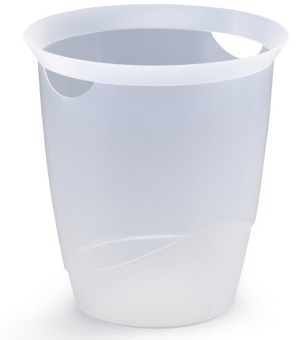 Picture of Durable - Waste Basket Trend 16 L - 315 Dia x 330 mmH - Transparent - Pack of 6 - [DL-1701710400]
