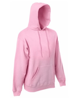 picture of Fruit Of The Loom Light Pink Hooded Sweatshirt - BT-62208-LHPNK