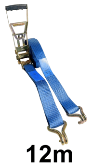 picture of Ergonomic Ratchet Lashing 50mm x 5000kg BF - 12mtr - [DMC-ERG-BLU-12M]